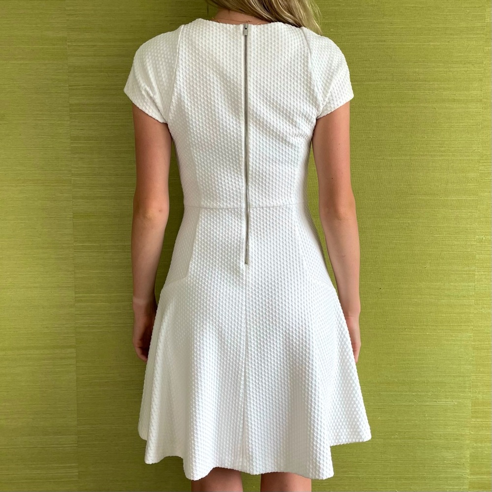 Banana Republic | Cap Sleeve A-Line dress in White